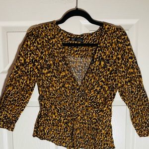 Women’s Fancy Animal Print Crop Top